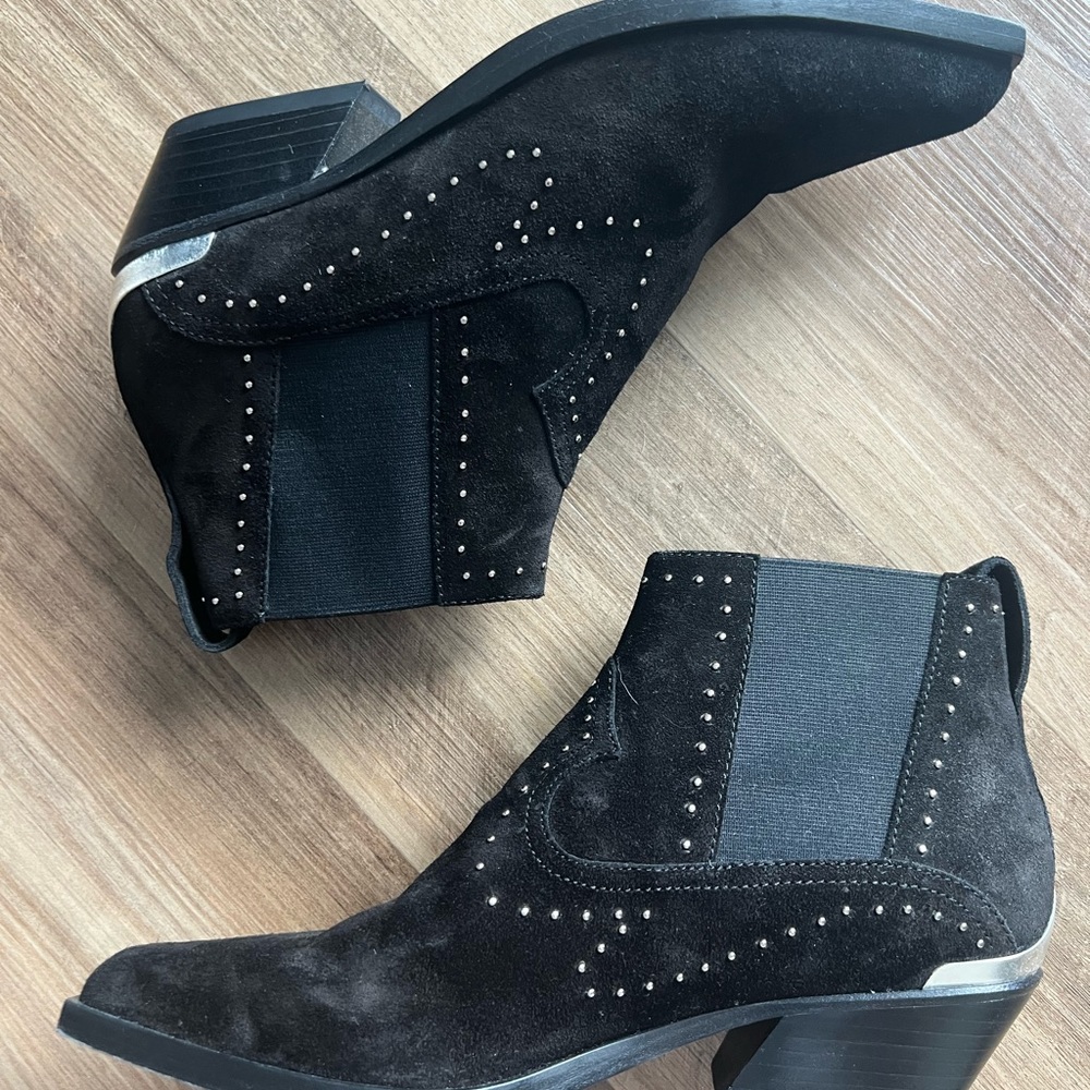 Rag And Bone Westin Stud Boot In Black Suede - image 4